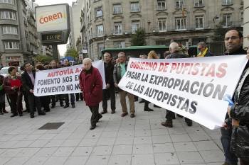 Los afectados ya protagonizaron el pasado mes de noviembre concentraciones en Ourense y Verín. (Foto: MIGUEL ÁNGEL)