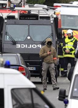 La policía francesa acordona la zona de un barrio residencial de Toulouse