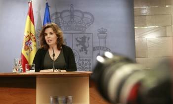 La vicepresidenta del Gobierno, Soraya Sáenz de Santamaría. (Foto: ÁNGEL DÍAZ)
