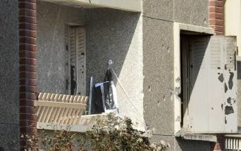 Vista del exterior de la vivienda donde fue abatido el asesino confeso de Toulouse. (Foto: CAROLINE BLUMBERG)