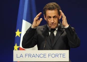El presidente francés Nicolás Sarkozy. (Foto: P: SEEGER.)