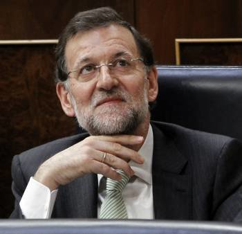 El presidente del Gobierno Mariano Rajoy, atento a la tribuna en el Congreso de los Diputados. (Foto: MANUEL H DE LEON)