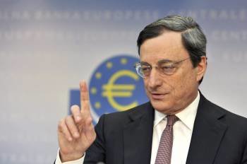 Mario Draghi, presidente del Banco Central Europeo. (Foto: E. WABITSCH)