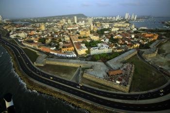 Panorámica de la ciudad colombiana de Cartagena de Indias