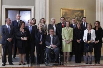 La reina ha presidido hoy la entrega de los 'Premios Reina Sofía 2011' en sus modalidades de 'Rehabilitación e Integración', 'Accesibilidad Universal de Municipios' y 'Promoción de la Inserción Laboral de Personas con Discapacidad', del Real Patronato so