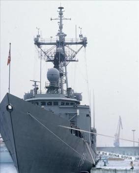 La fragata 'Reina Sofía' de la Armada española. (Foto: ARCHIVO)
