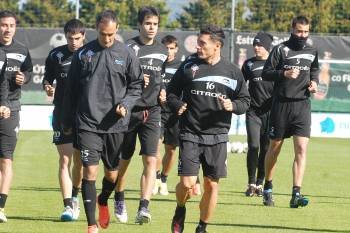 Borja Oubiña, ayer durante el entrenamiento de recuperación del Celta de Vigo. (Foto: ATLÁNTICO DIARIO)
