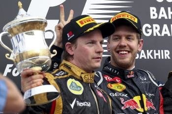 El piloto alemán de Fórmula Uno Sebastian Vettel (centro), de la escudería Red Bull (Foto: EFE)