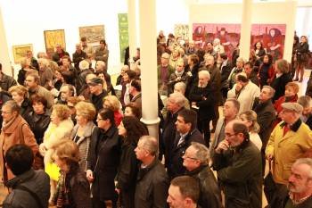 Numeroso público asistió a la inauguración de la muestra. (Foto: JOSÉ PAZ)