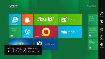 Captura de pantalla del nuevo Windows 8 (Foto: EFE)