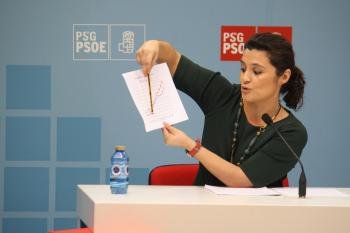 Laura Seara, diputada socialista, en una comparecencia ante los medios de comunicación (Foto: Archivo)
