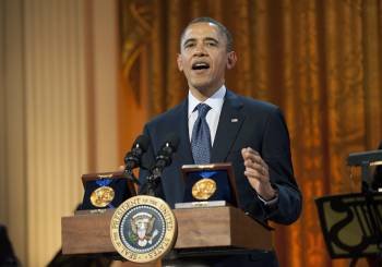 El presidente de Estados Unidos, Barack Obama, durante su discurso el miércoles en Washington. (Foto: KEVIN DIETSCH)
