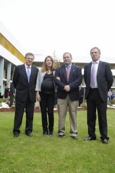 José I. Bermúdez, Silvia Alonso, Juan C. Salvador y Manuel Arias.  (Foto: M.P.)