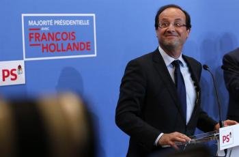  El líder socialista Francois Hollande