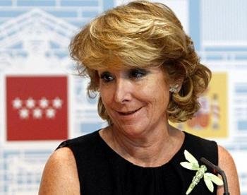La presidenta de Madrid, Esperanza Aguirre. Foto: EFE/ARCHIVO