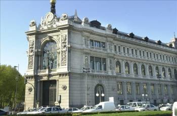 Vista de la fachada del Banco de España en Madrid. (Foto: ARCHIVO)