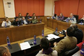 Los concejales verinenses durante el pleno celebrado a finales del pasado mes de abril. (Foto: M.A.)