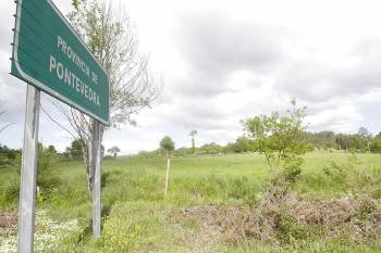Terrenos de Dozón donde está previsto el parque eólico 'Coto Frío'. (Foto: MIGUEL ÁNGEL)