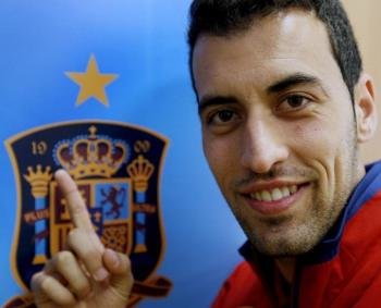 El centrocampista de la selección española Sergio Busquets. Foto: EFE/Juan Carlos Cárdenas gniewino