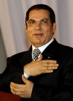 El expresidente tunecino Ben Ali. (Foto: STR)
