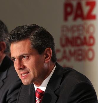 El candidato del PRI, Enrique Peña Nieto.