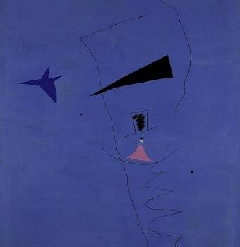 El óleo 'Estrella azul', de Joan Miró