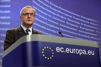 El vicepresidente de la Comisión y responsable de Asuntos Económicos, Olli Rehn.