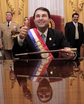 El nuevo presidente de Paraguay Federico Franco. (Foto: KHALED EL FIQI)