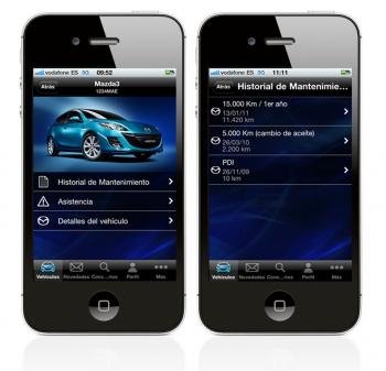 La marca de automóviles Mazda ha presentado una nueva aplicación gratuita para teléfonos inteligentes ('smartphones') en Europa