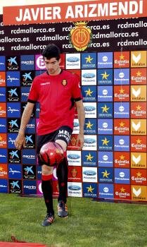 El nuevo jugador del Mallorca, Arizmendi (Foto: EFE)