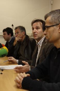 Fernández, Romaní, Cerdeiriña y Tommasini, profesores de Física. (Foto: X.F.)