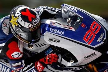 El piloto español de Yamaha, Jorge Lorenzo