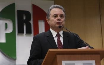 El presidente del Partido Revolucionario Institucional (PRI), Pedro Joaquín Coldwell