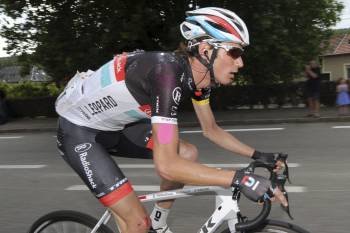 El corredor del equipo Radioshack, Frank Schleck durante la sexta etapa del Tour de Francia.