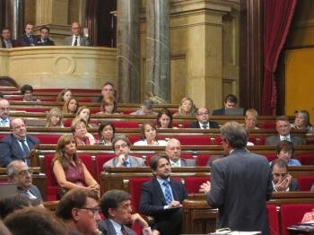 Artur Mas, En El Parlament.