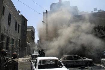 El régimen sirio amenazó ayer con usar sus armas químicas en caso de una intervención extranjera en el país (Foto: Archivo EFE)