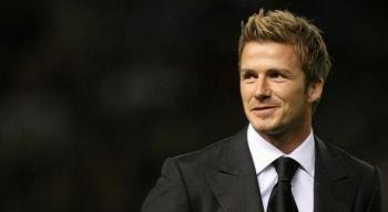 El futbolista inglés David Beckham