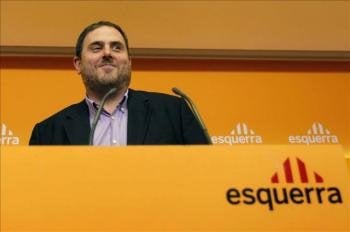 El presidente de ERC, Oriol Junqueras