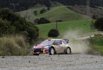 Sebastien Loeb, durante el pasado rally de Nueva Zelanda.