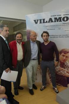 Valentín García, Ignacio Vilar, Manuel Baltar y Rubén Riós. (Foto: MIGUEL ÁNGEL)