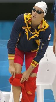  La nadadora española Mireia Belmonte