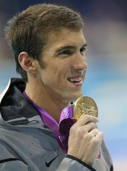 El estadounidense Michael Phelps, medalla de oro