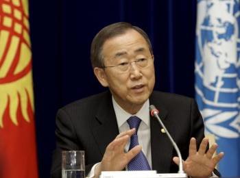El secretario general de la ONU, Ban Ki-moon, durante una rueda de prensa en Naciones Unidas. (Foto: ARCHIVO)