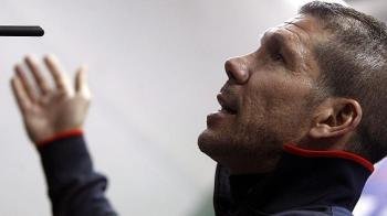 El argentino Diego Simeone, entrenador del Atlético de Madrid