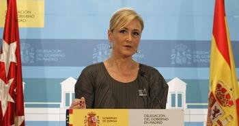 La delegada del Gobierno en Madrid, Cristina Cifuentes