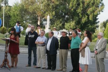 Un momento del acto desarrollado en la avenida López Blanco. (Foto: M.A.)