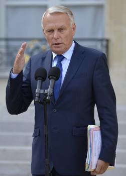 El primer ministro francés, Jean-Marc Ayrault. (Foto: C. KARABA)