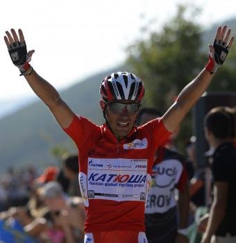 El líder de la Vuelta, 'Purito' Rodríguez