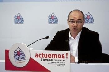 El candidato del BNG a la Presidencia de la Xunta, Francisco Jorquera