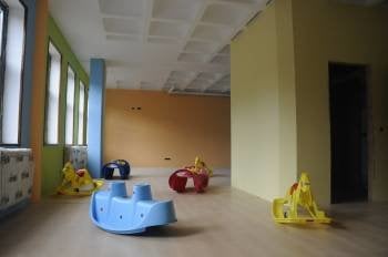 Instalaciones de la guardería infantil, en el Centro Multiusos de Melón. (Foto: MARTIÑO PINAL)